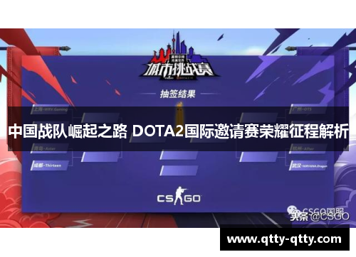 中国战队崛起之路 DOTA2国际邀请赛荣耀征程解析